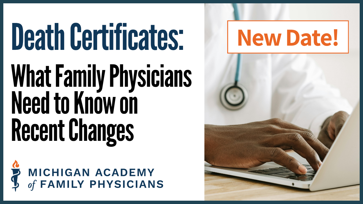 Death Certificates: What Family Physicians Need to Know on Recent Changes